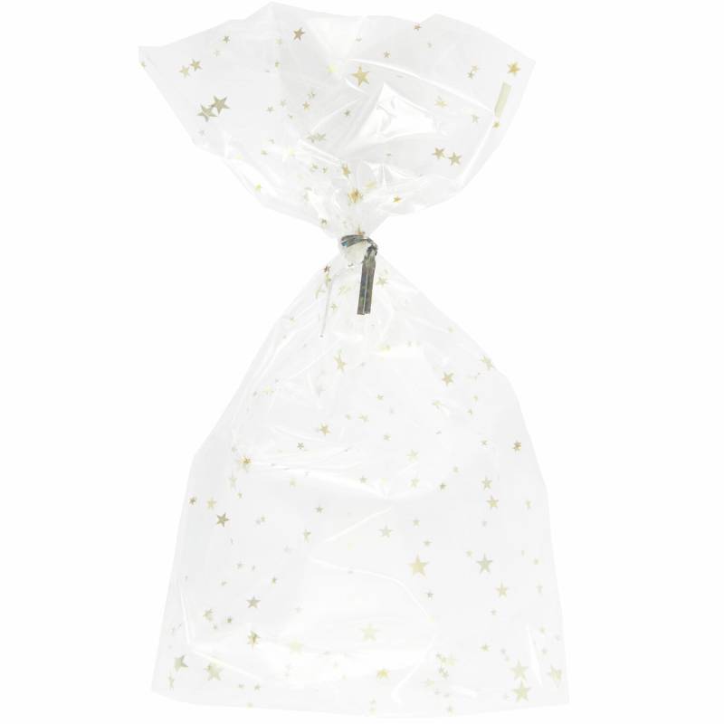 Kekstüten Goldene Sterne Raster von Rico Design