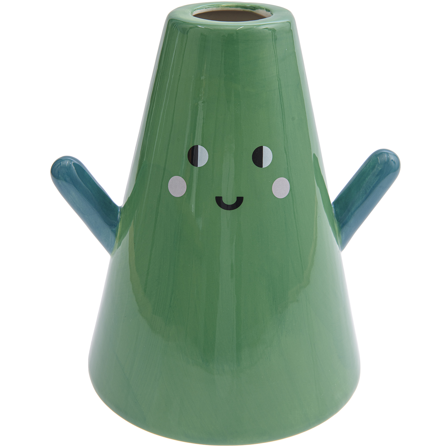 Keramik Vase Tanne grün 20cm von Rico Design