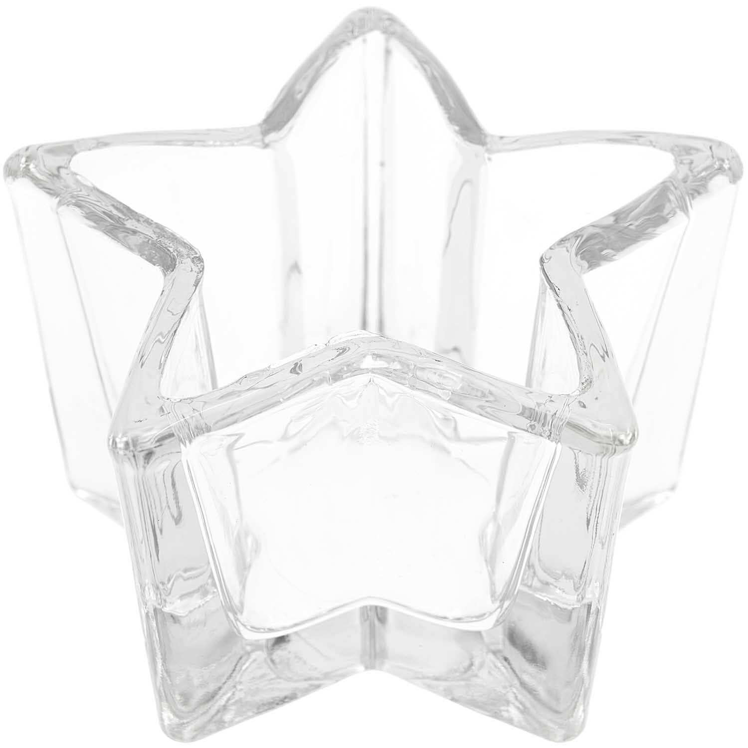 Kerzenglas Stern 10,8x10,5x6,5cm Kerzenglas Stern 10,8x10,5x6,5cm von Rico Design