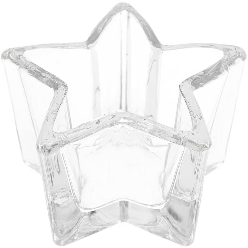 Kerzenglas Stern 10,8x10,5x6,5cm Kerzenglas Stern 10,8x10,5x6,5cm von Rico Design
