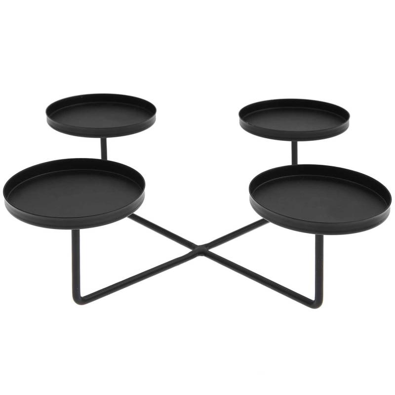 Kerzenhalter Metall für 4 Stumpenkerzen 23x23x8cm Kerzenhalter Metall für 4 Stumpenkerzen 23x23x8cm von Rico Design