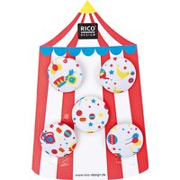 Knopf Zirkus weiß 2,5cm 5 Stück Knopf Zirkus weiß 2,5cm 5 Stück von Rico Design
