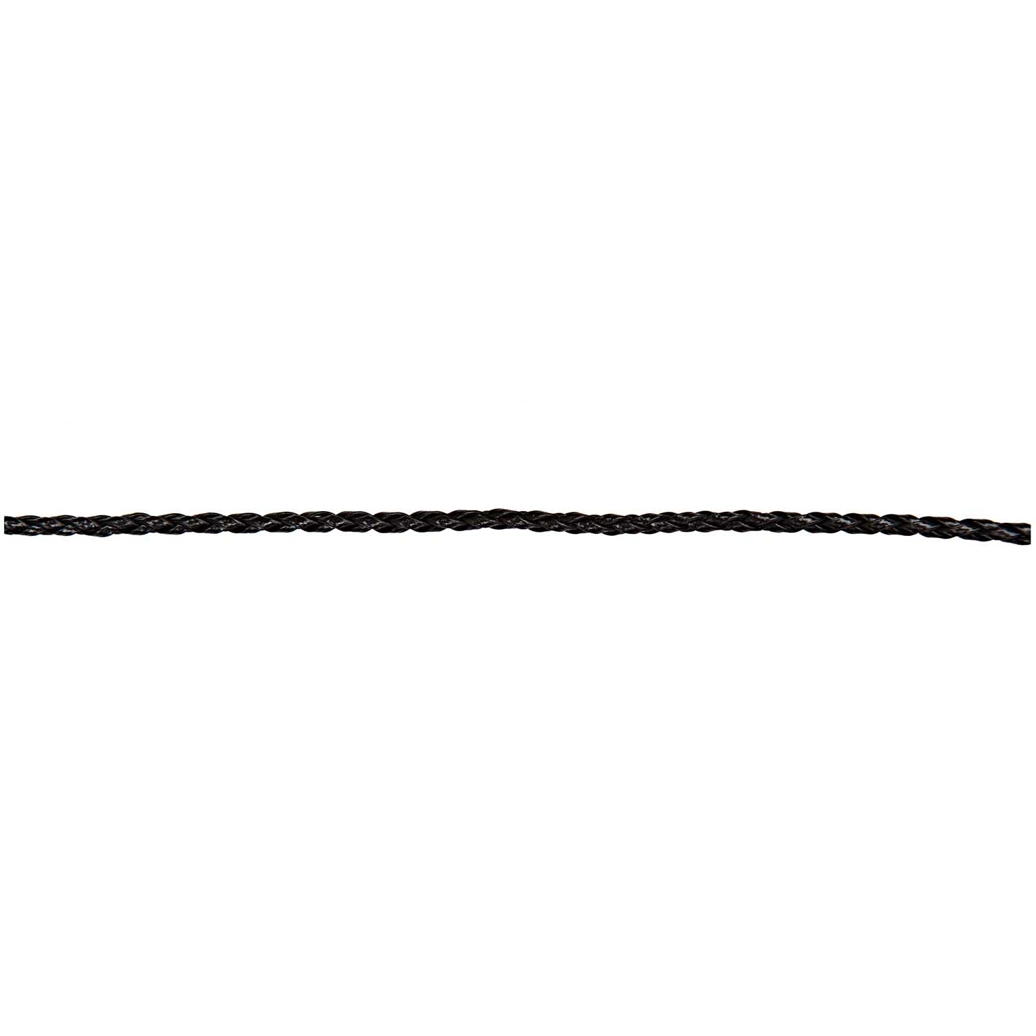 Kordel geflochten schwarz 3mm 1m Kordel geflochten schwarz 3mm 1m von Rico Design