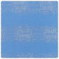 Krinkel-Musselin Baumwoll-Stoff mit Silber-Effekt "Block Stripes-Azur" von Blau