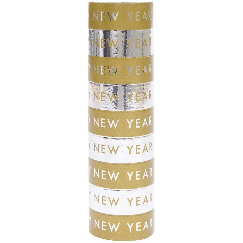 Luftschlangen Happy New Year 3,8m Luftschlangen Happy New Year 3,8m von Rico Design