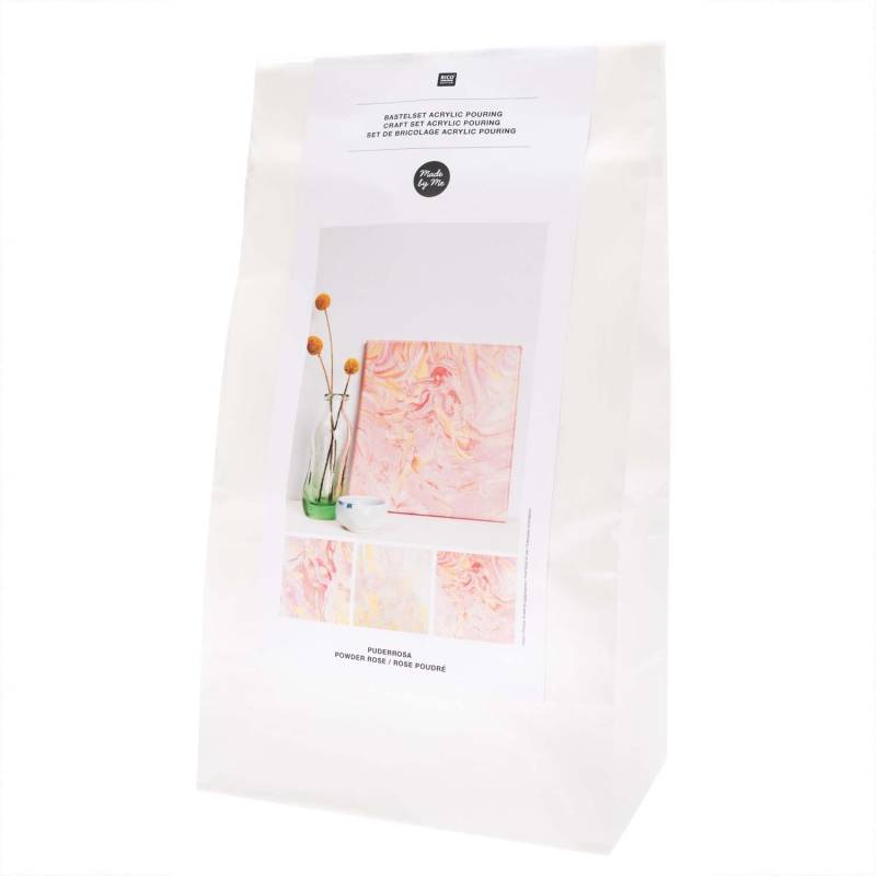 Bastelset Acrylic Pouring Puderrosa von Rico Design