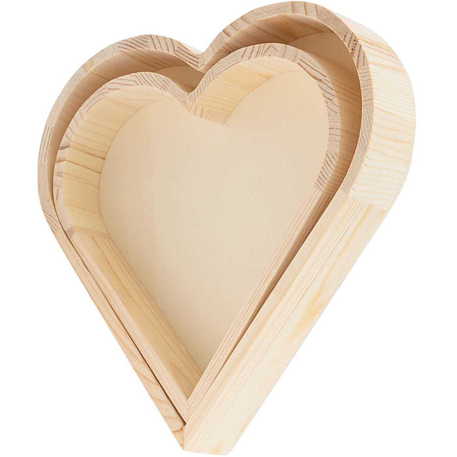Holz-Dekotabletts Herz Holz-Dekotabletts Herz von Rico Design