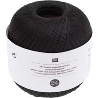 Kettgarn schwarz 50g von Rico Design