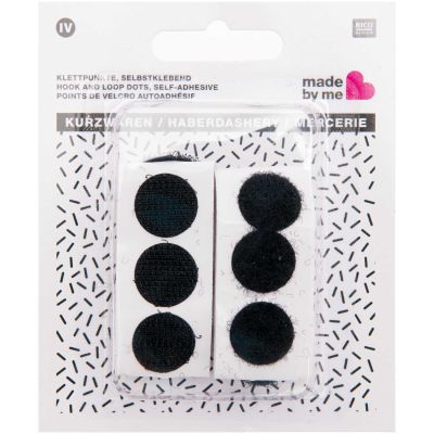 Klettpunkte selbstklebend schwarz 16mm Klettpunkte selbstklebend schwarz 16mm von Rico Design