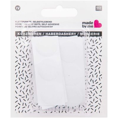 Klettpunkte selbstklebend weiß 20mm Klettpunkte selbstklebend weiß 20mm von Rico Design