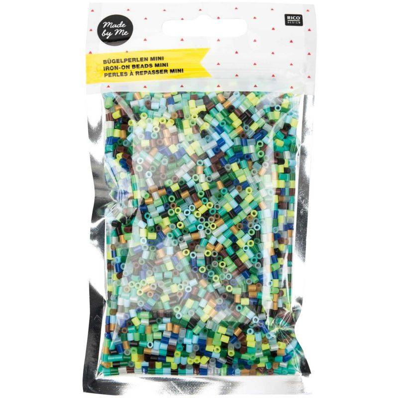 Mini-Bügelperlen Mix blau 2,5mm von Rico Design