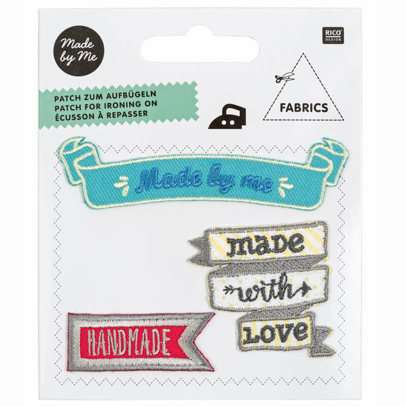 Patches Etikett zum Aufbügeln von Rico Design