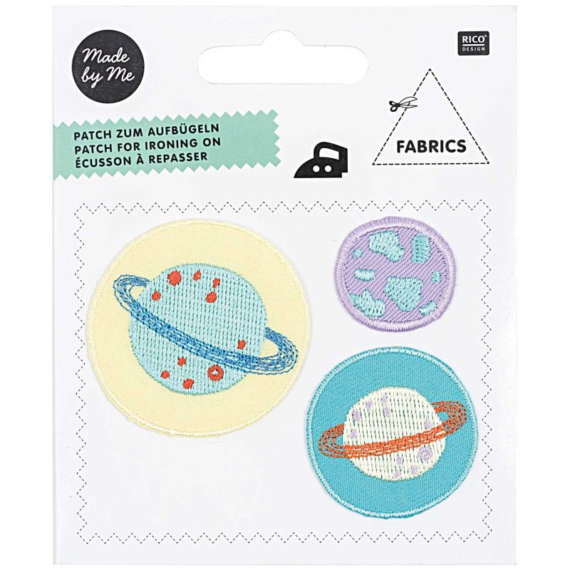 Patches kleine Astronauten Planeten 3teilig von Rico Design