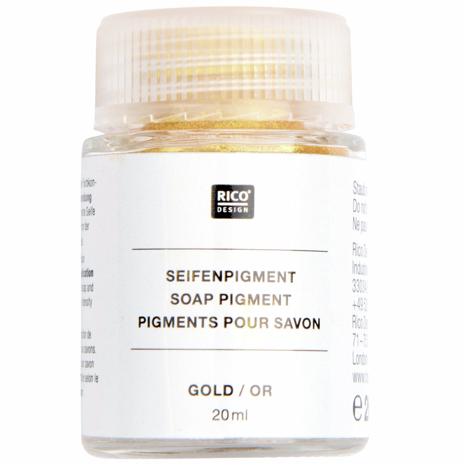 Rico Design Seifenpigment gold 20ml Gold von Rico Design