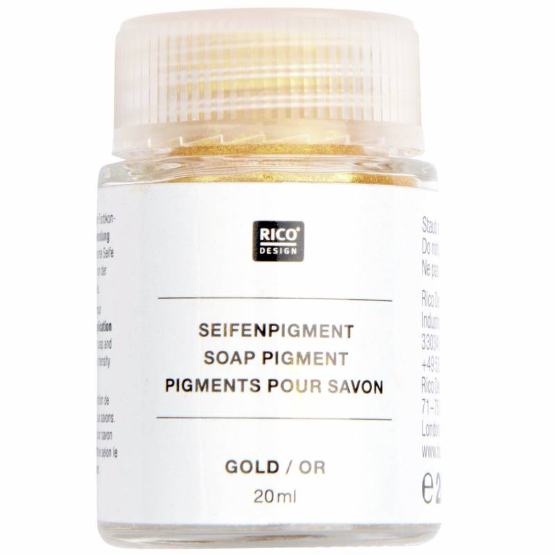 Rico Design Seifenpigment gold 20ml Gold von Rico Design