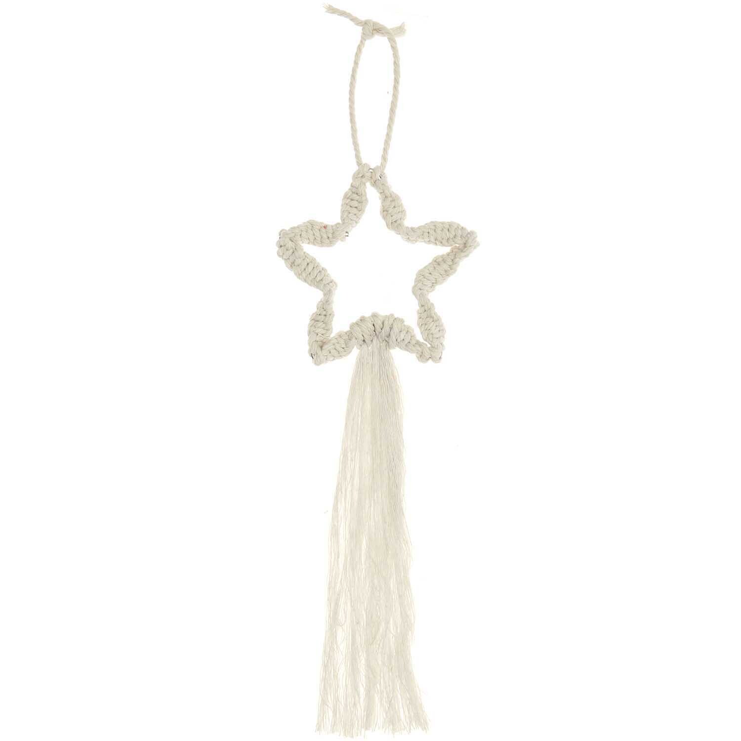 Makramee Set Stern 25x11cm Makramee Set Stern 25x11cm von Rico Design