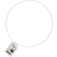 Metallring Offwhite glänzend von Rico Design