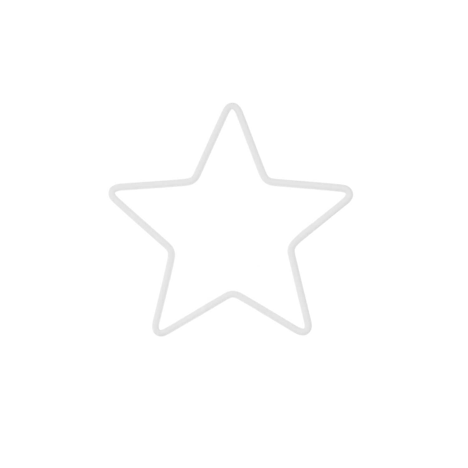 Metallring Stern Offwhite matt von Rico Design