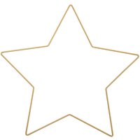 Metallring Stern gold von Rico Design