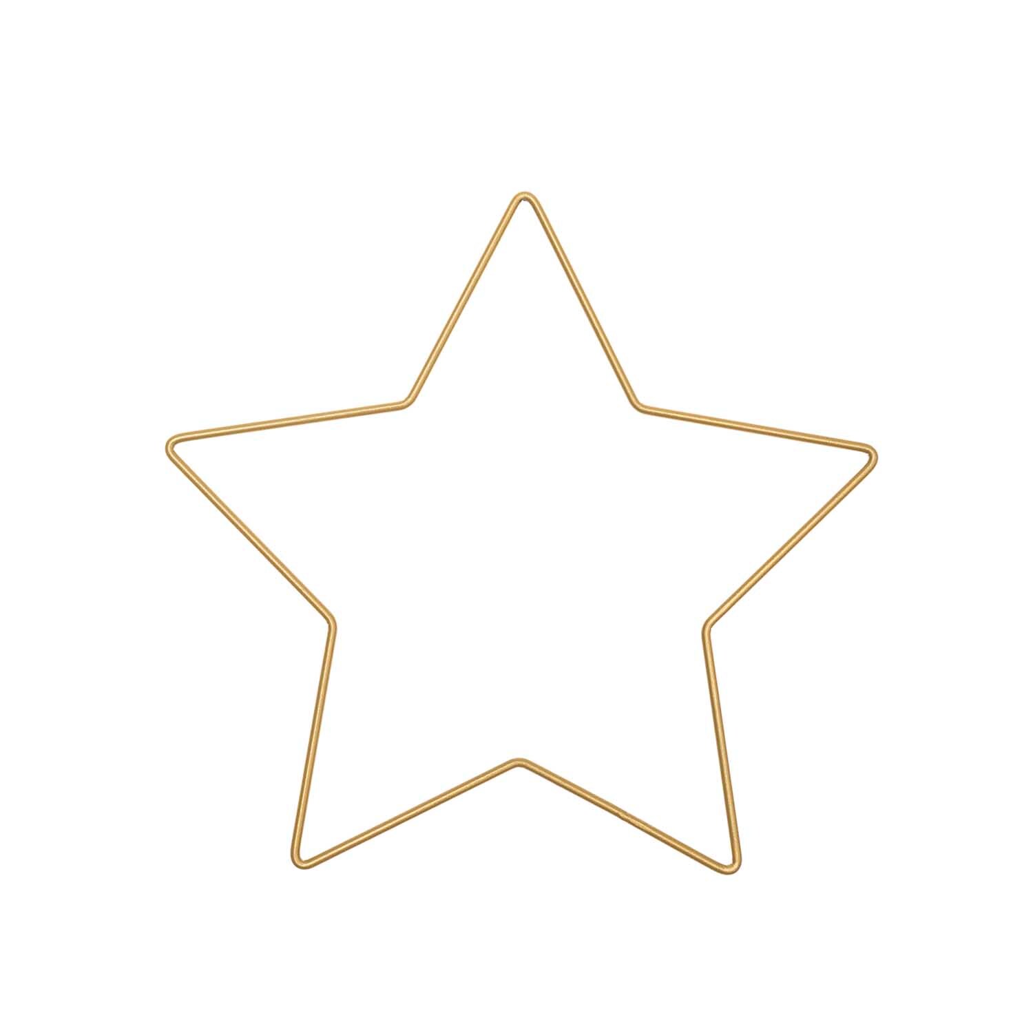 Metallring Stern gold von Rico Design