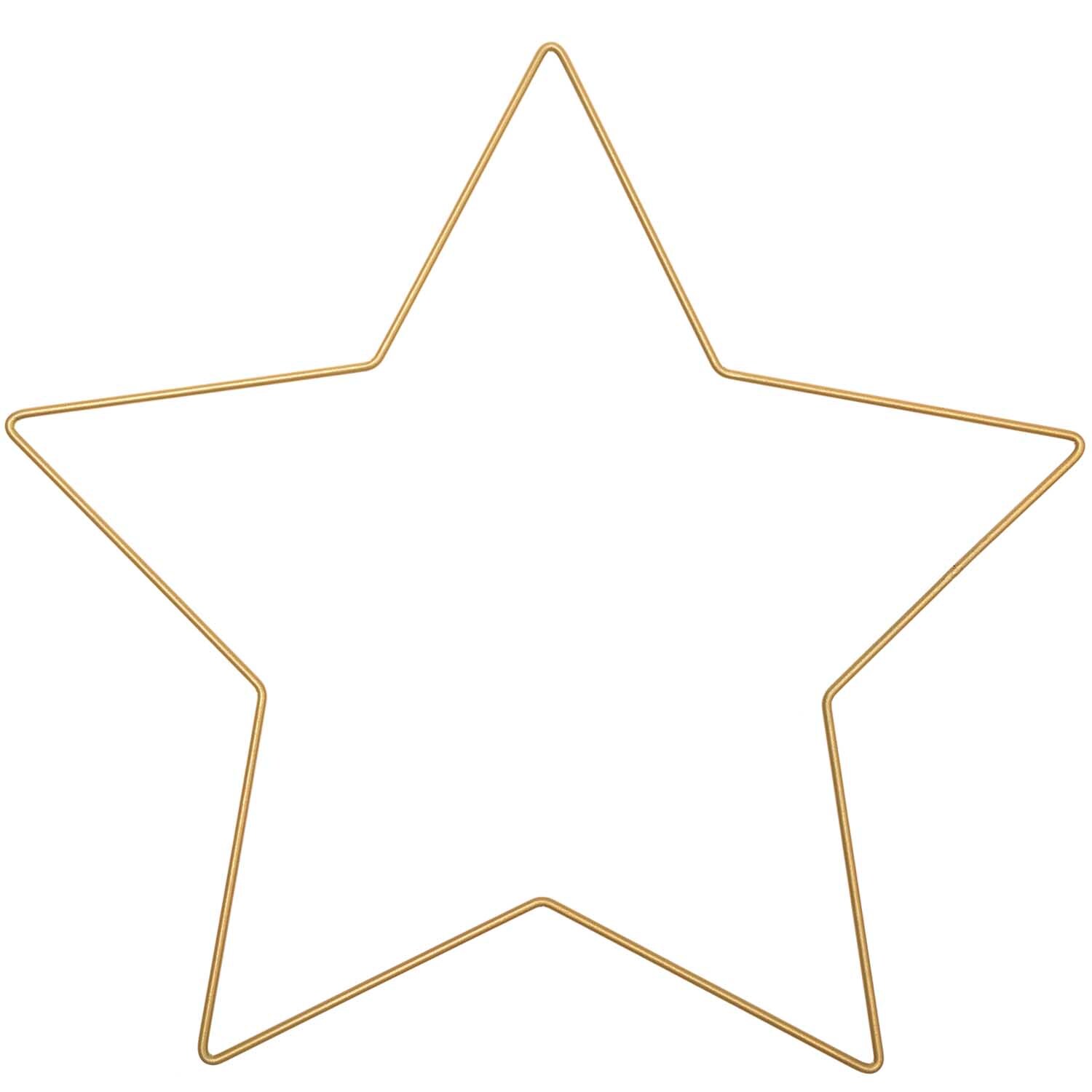 Metallring Stern gold von Rico Design