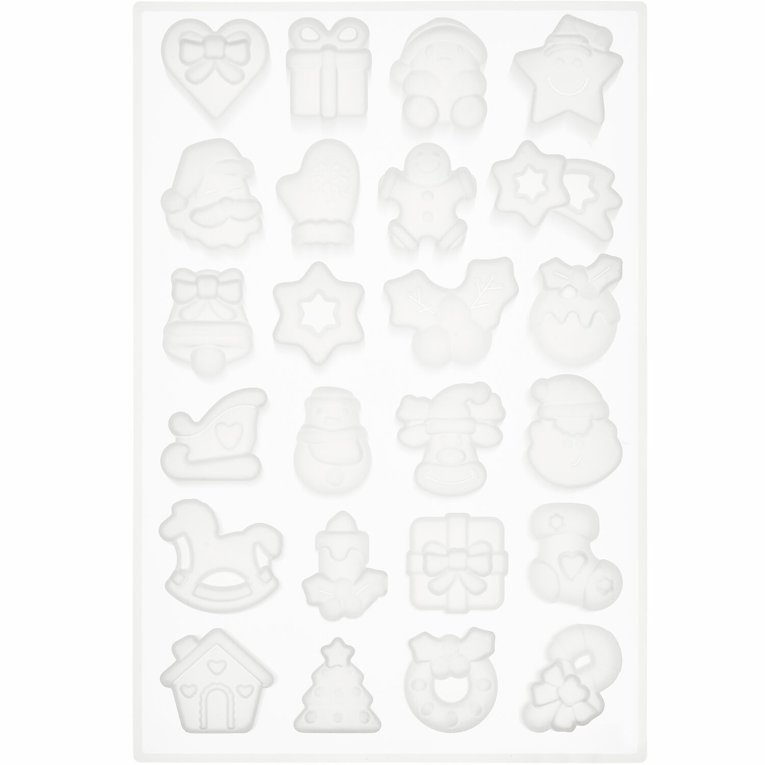 Mini Silikon Gießform Weihnachten von Rico Design