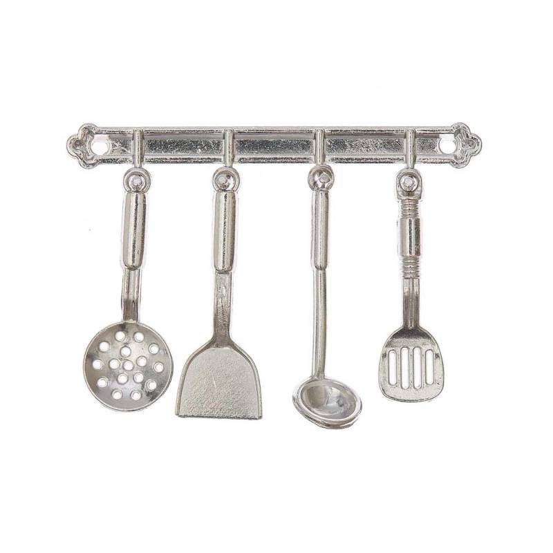 Miniatur Kochutensilien silber Miniatur Kochutensilien silber von Rico Design