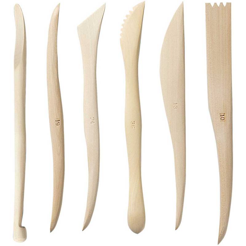 Modellierwerkzeug klein 6-teilig von Rico Design