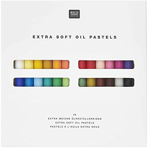 Ölpastellkreide, 24 Farben von Rico Design