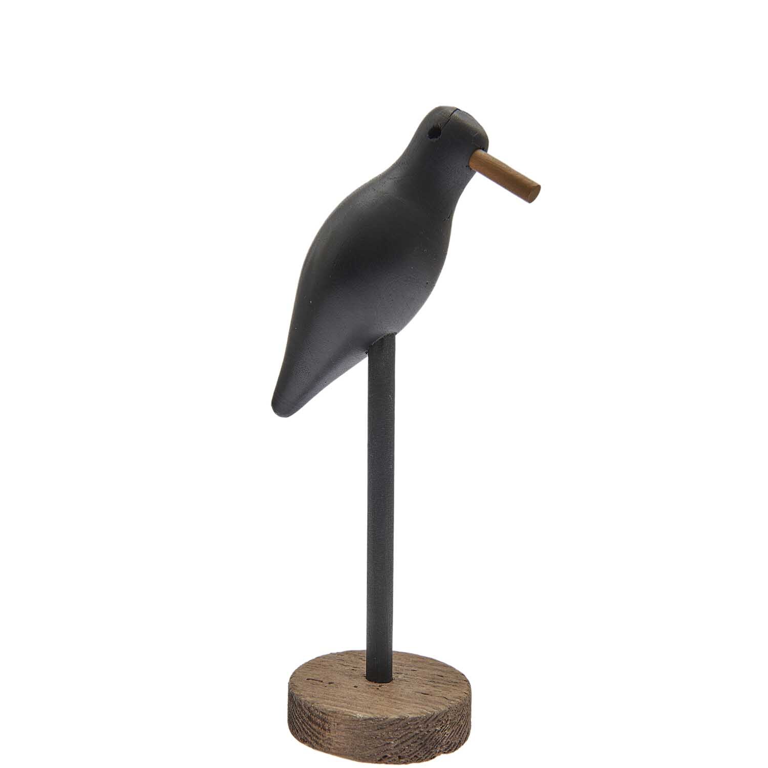 Aufsteller Möwe aus Holz schwarz 13x9,5x25cm Aufsteller Möwe aus Holz schwarz 13x9,5x25cm von Rico Design