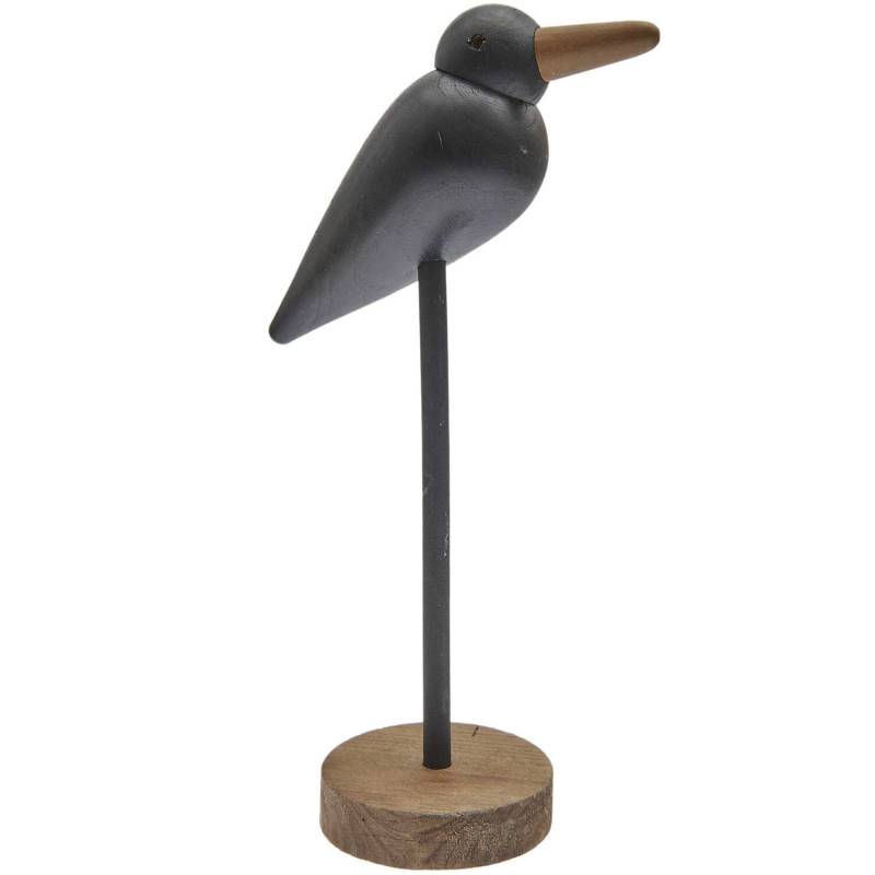 Aufsteller Möwe aus Holz schwarz 23x32cm von Rico Design