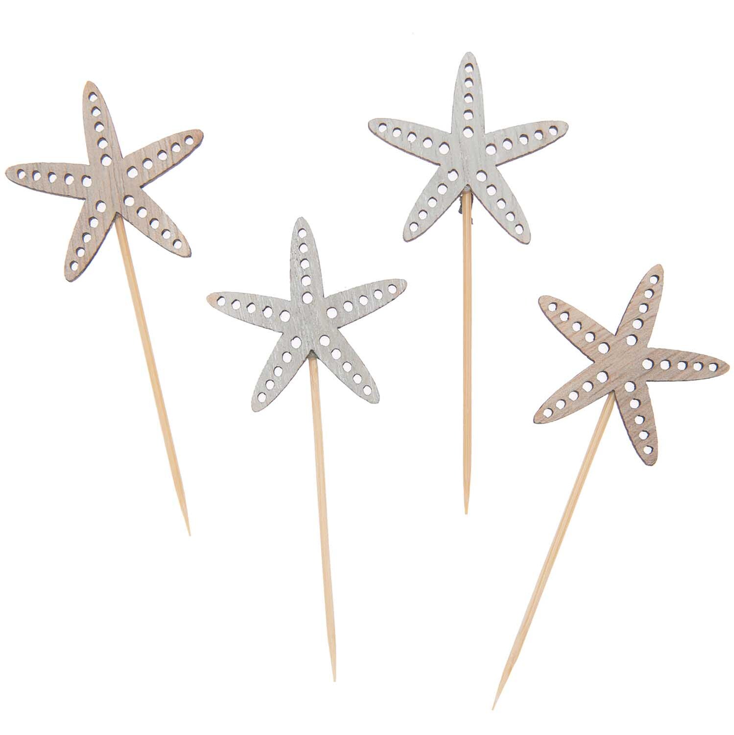 Deko-Picker Seestern Mix natur 7,5cm 4 Stück Deko-Picker Seestern Mix natur 7,5cm 4 Stück von Rico Design