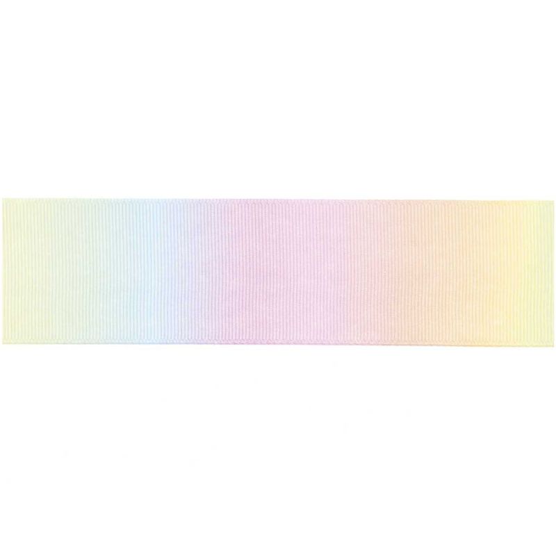 Dekoband multicolor pastell 4cm 3m von Rico Design