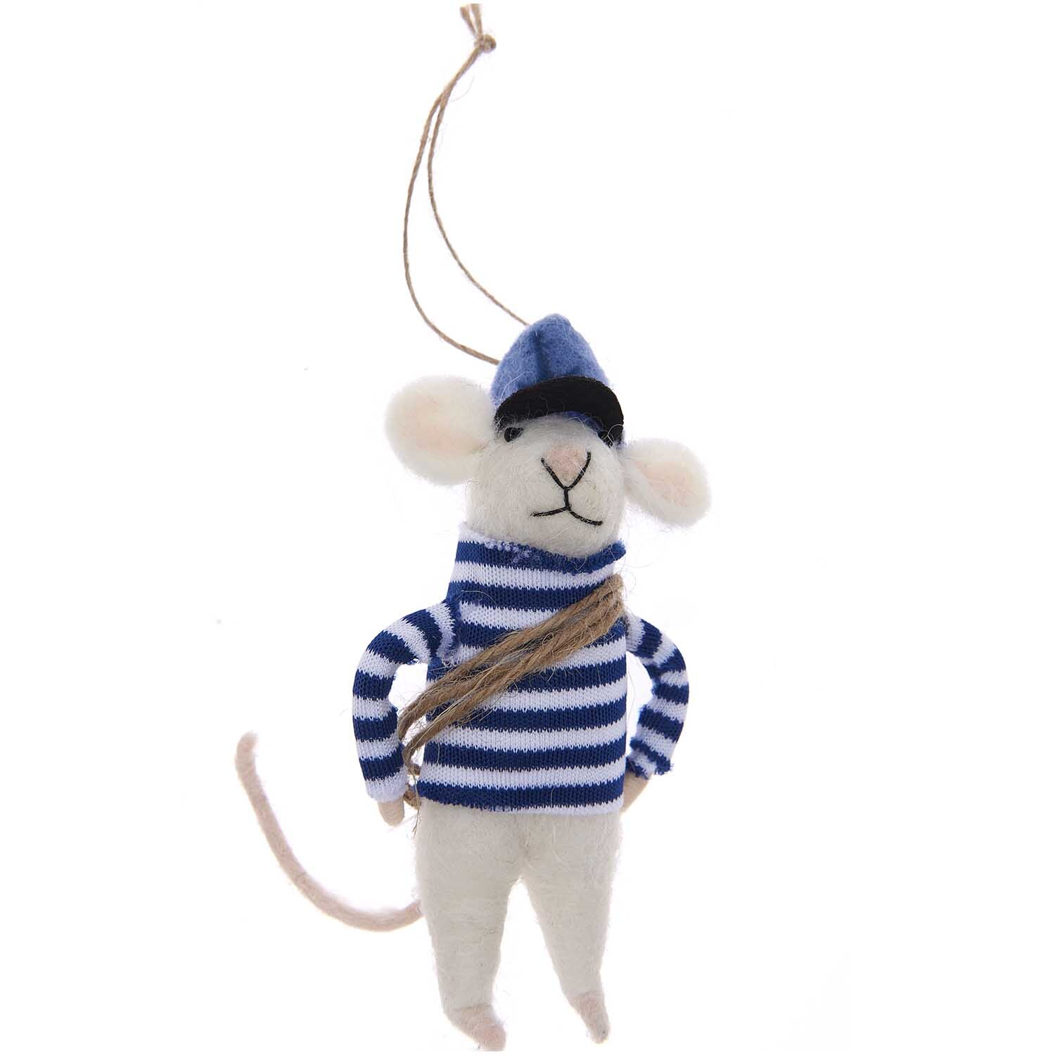 Filzhänger Maus Seemann 12,5cm Filzhänger Maus Seemann 12,5cm von Rico Design