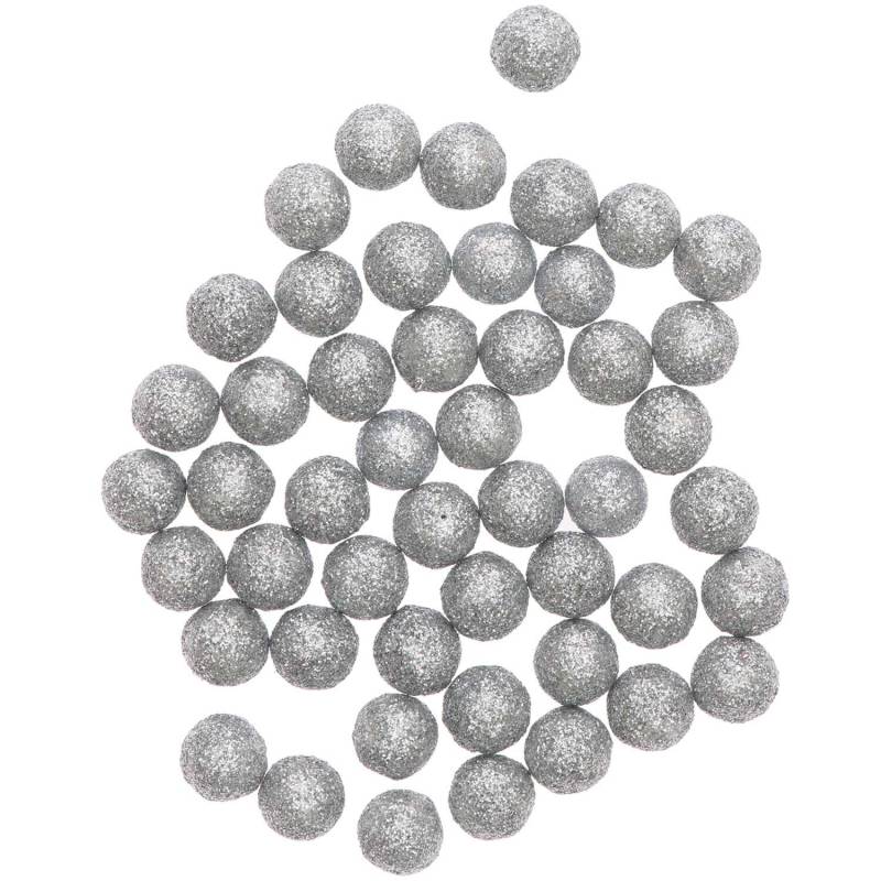 Glitterkugeln silber Glitterkugeln silber von Rico Design
