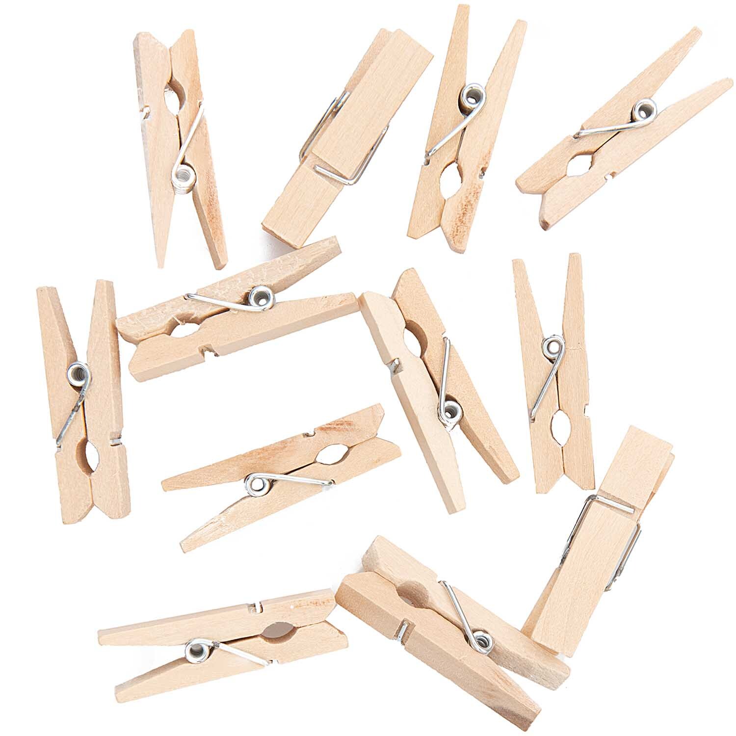 Holzklammern natur 3,5cm 12 Stück Holzklammern natur 3,5cm 12 Stück von Rico Design
