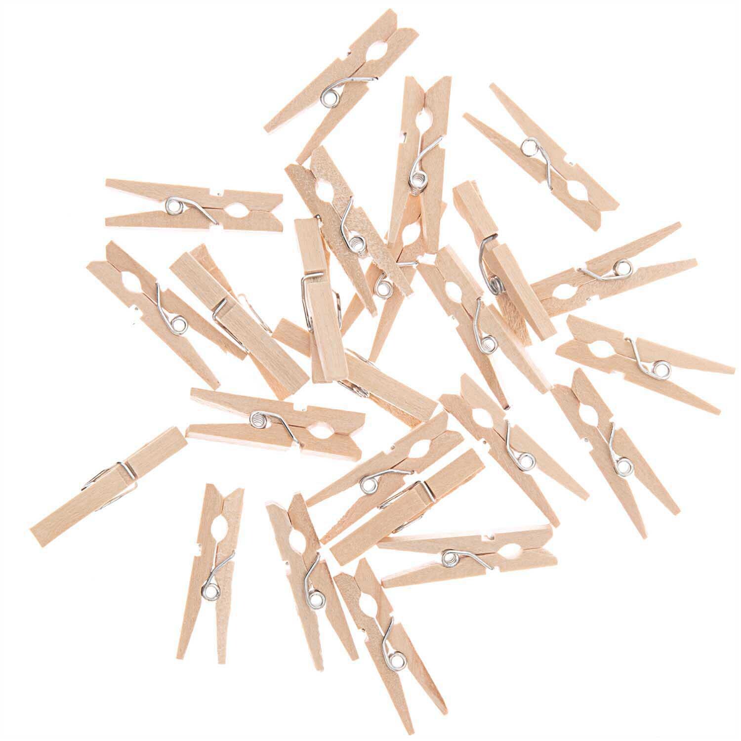 Holzklammern natur 3cm 24 Stück Holzklammern natur 3cm 24 Stück von Rico Design