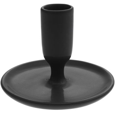 Keramik Stielkerzenhalter schwarz von Rico Design