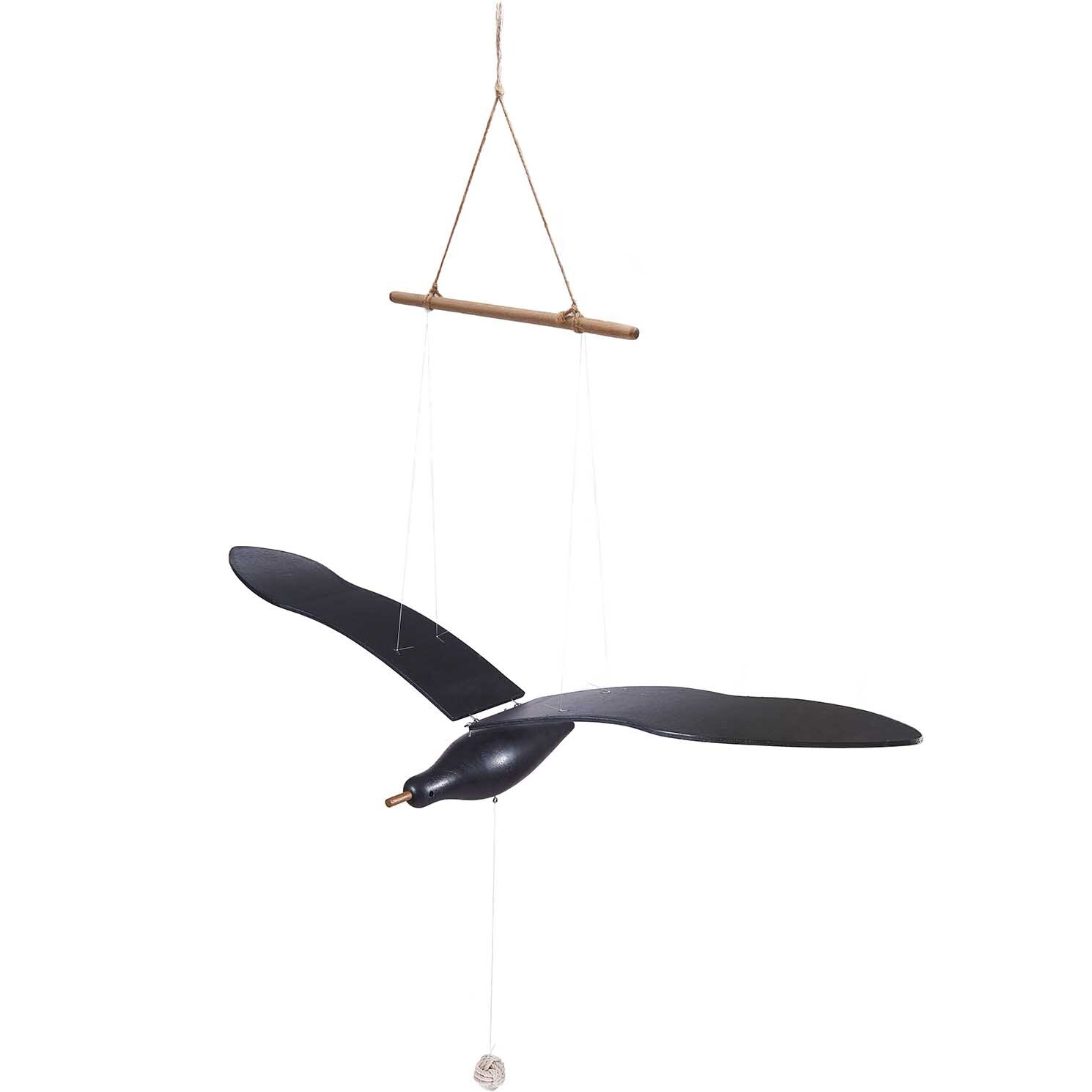 Möwe hängend schwarz 85x27cm Möwe hängend schwarz 85x27cm von Rico Design
