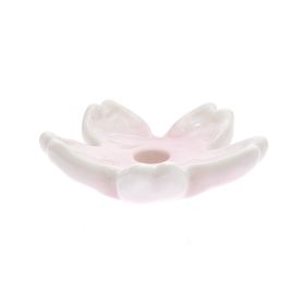 Porzellan Kerzenhalter Kirschblüte rosa 10,5x10,5x3cm Porzellan Kerzenhalter Kirschblüte rosa 10,5x10,5x3cm von Rico Design