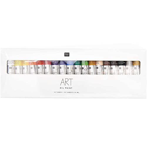 Oil Farbe 18 Tuben a 12 ml von Rico Design
