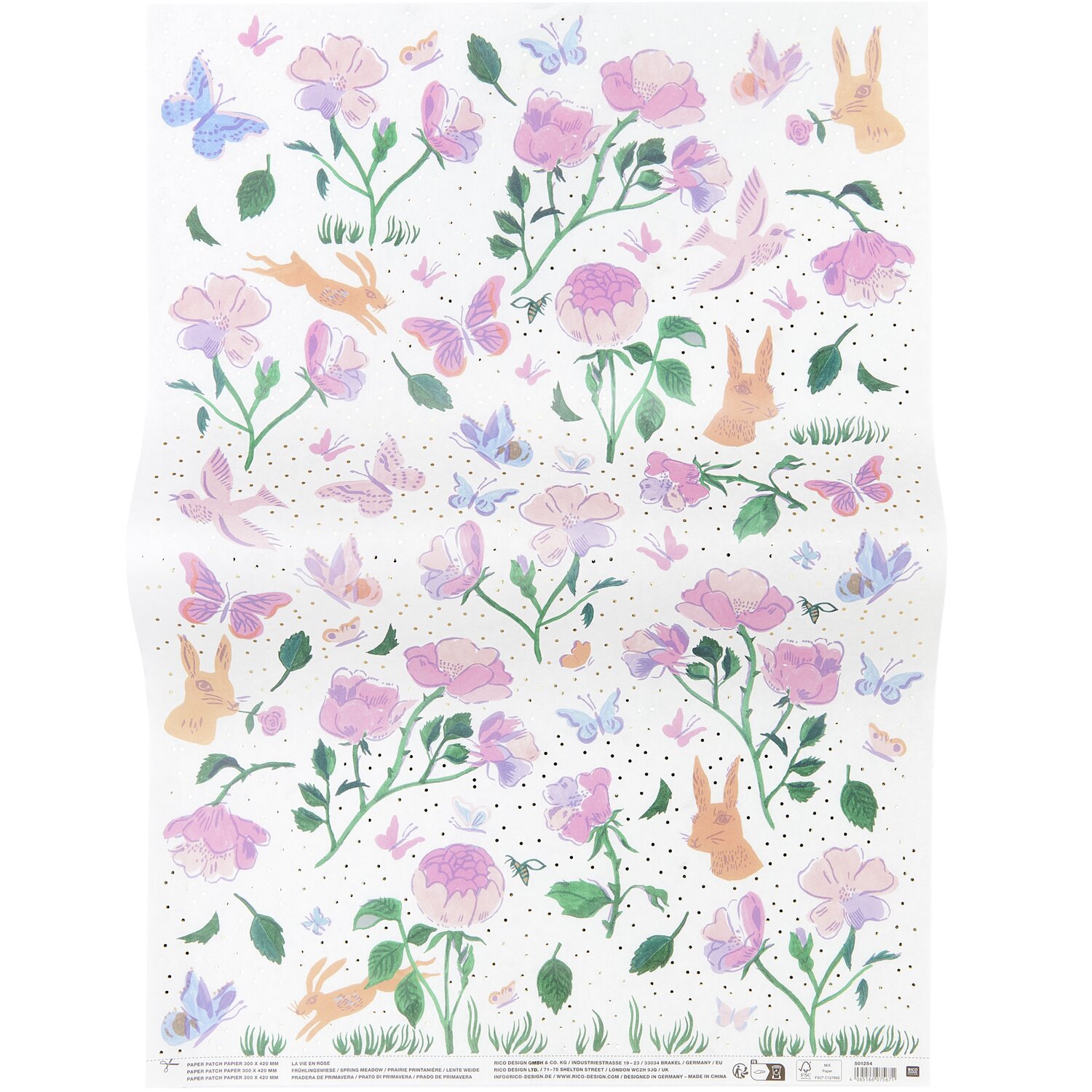 Rico Design Paper Patch Papier Frühlingswiese von Rico Design