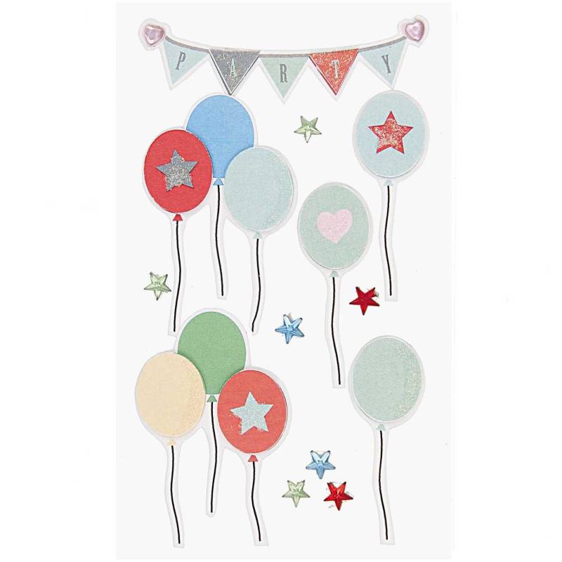 Paper Poetry 3D Sticker Luftballons von Rico Design