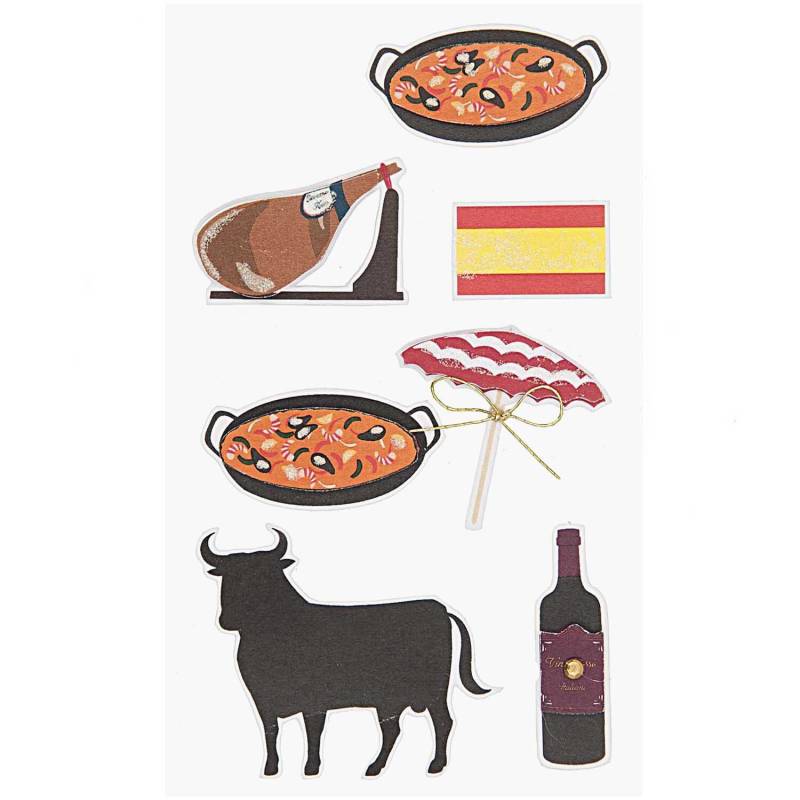 Rico Design Paper Poetry 3D Sticker Spanien von Rico Design