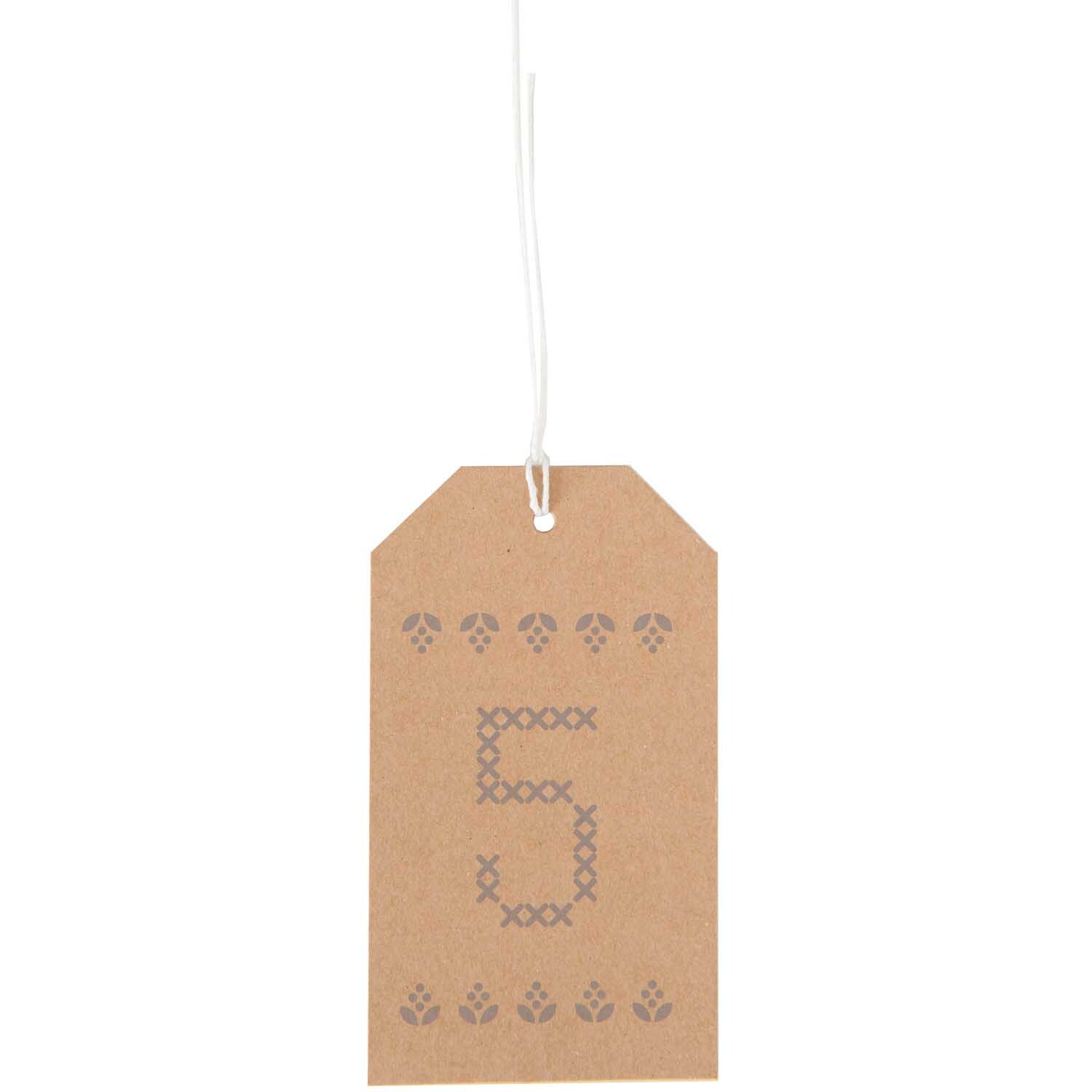 Paper Poetry Adventskalender Anhänger 24 Stück Kraftpapier Paper Poetry Adventskalender Anhänger 24 Stück Kraftpapier von Rico Design