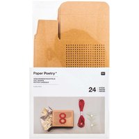 Paper Poetry Adventskalender Boxen zum Besticken von Rico Design