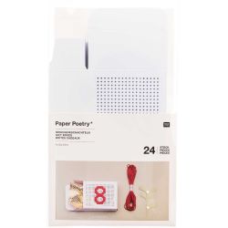Paper Poetry Adventskalender Boxen zum Besticken von Rico Design