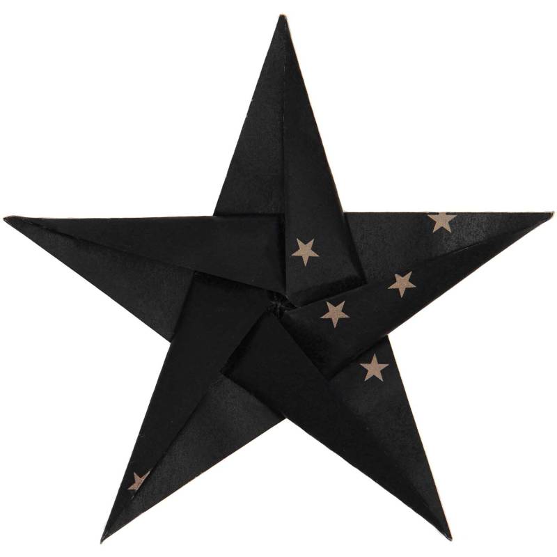 Paper Poetry Bascetta Origamipapier Sterne Schwarz-Gold Paper Poetry Bascetta Origamipapier Sterne Schwarz-Gold von Rico Design