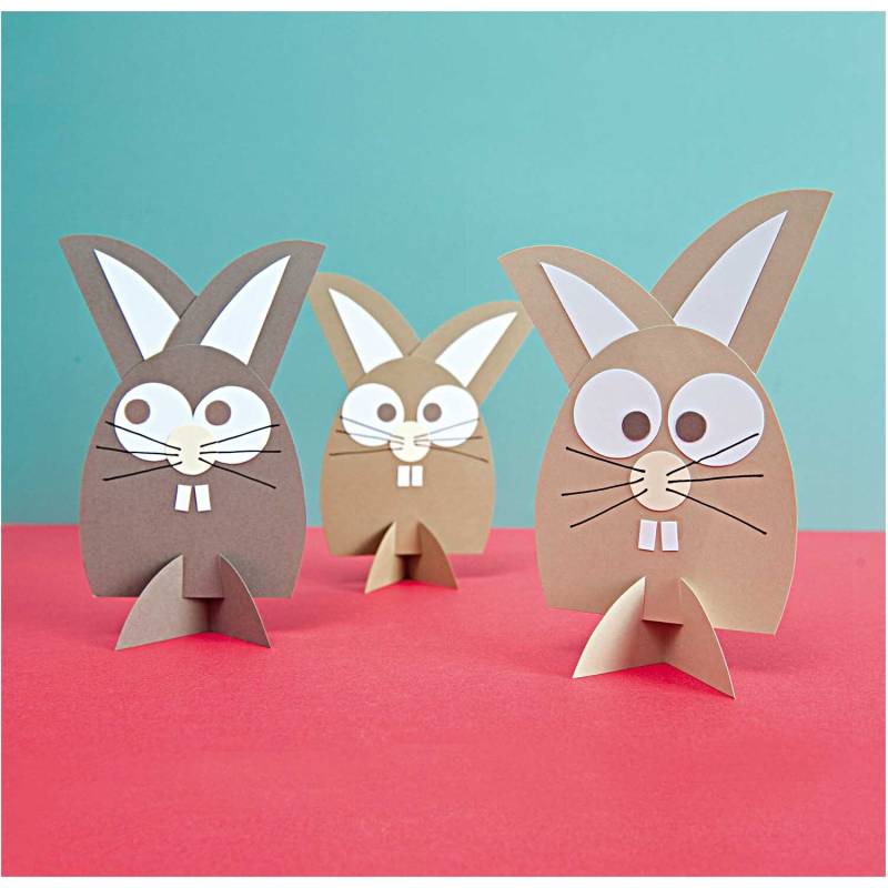 Rico Design Paper Poetry Bastelset Hasen braun 6 Stück Rico Design Paper Poetry Bastelset Hasen braun 6 Stück von Rico Design