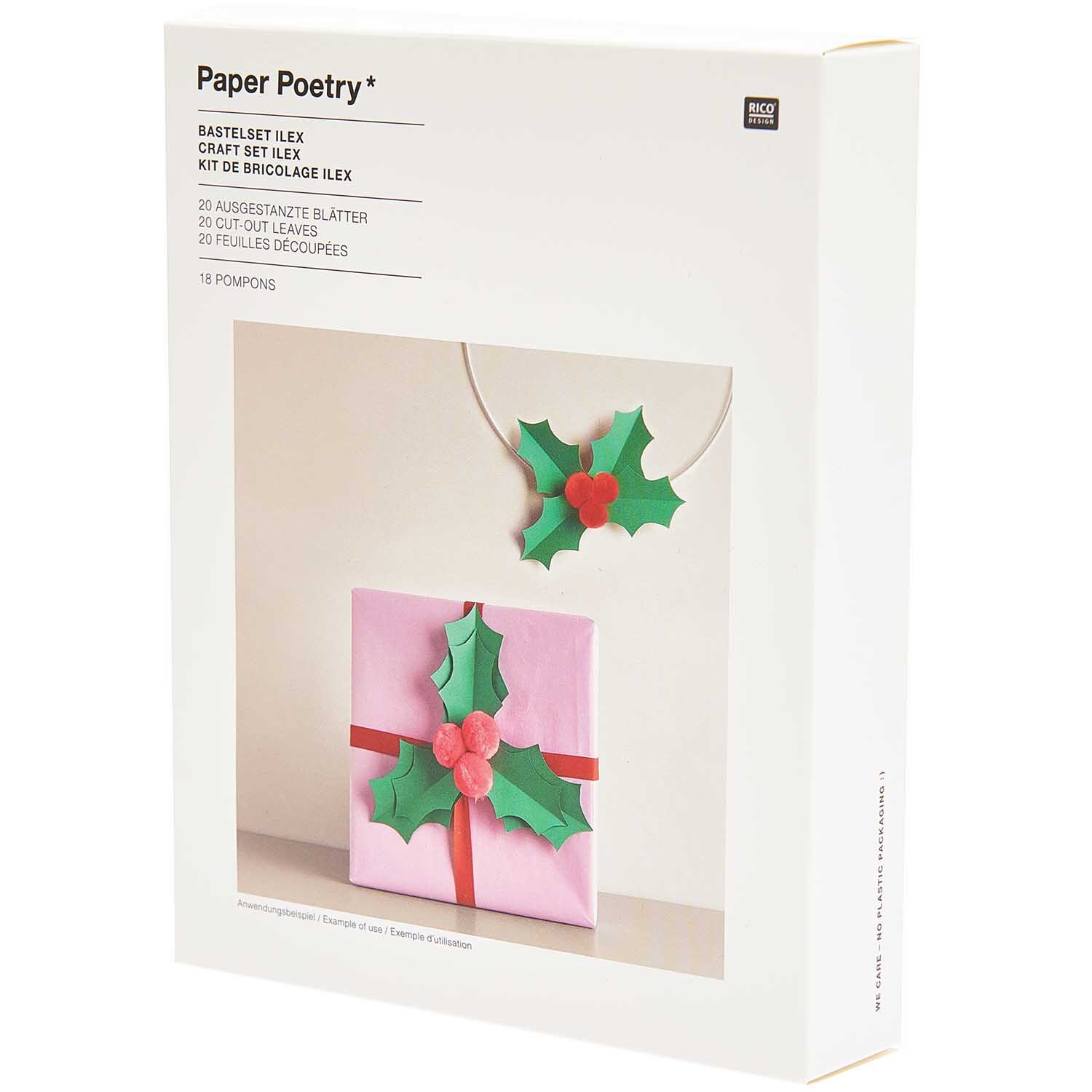 Paper Poetry Bastelset Ilex Paper Poetry Bastelset Ilex von Rico Design